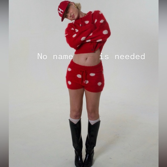 No Name Cashmere Dotty Boyshorts - SMALL - Picture 4 of 8